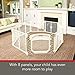 Toddleroo by North States - Superyard 2-Panel Extension: 65.5 Inch Play Yard Extension - Works with Superyard Playpens - Ivory