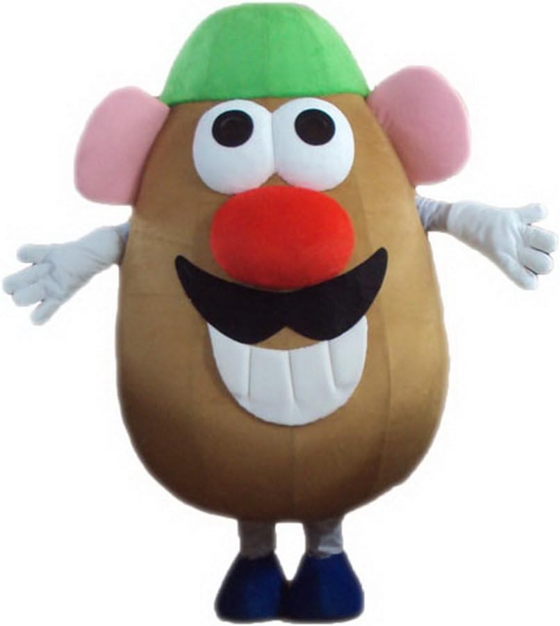 Langteng Potato Mascot Costume Cute Unisex Animal Cosplay Costumes Cartoon Character Clothes for Adults Business Mascots Party Halloween