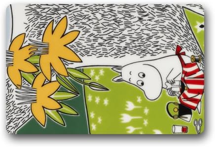 Moomin Valley lovely Custom Doormat (23.6x15.7 inch) Indoor Outdoor