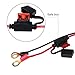 SAE to Ring Terminal Harness Cable 2FT - SAE Plug to Battery Connector Solar Panel Cord Extension Adapter 12V 24V 2 Pin Quick Connect and Disconnect 16AWG Wire 10A Fuse