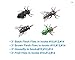 YZD Realistic Fly Fishing Flies Set Dry Fly Mosquitos Set of 21 Flies Handmade Rainbow Trout Fishing Lure kit Flyfishing…