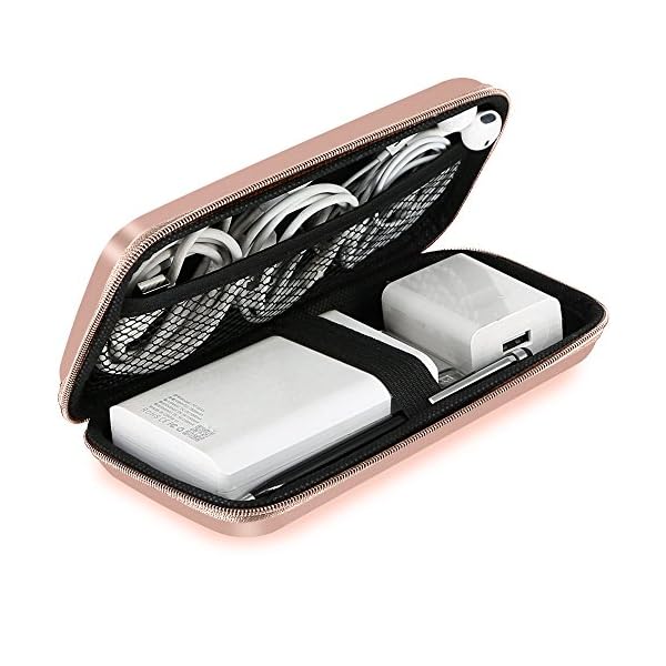 iMangoo Shockproof Carrying Case Hard Protective EVA Case Impact Resistant Travel 12000mAh Bank Pouch Bag USB Cable…