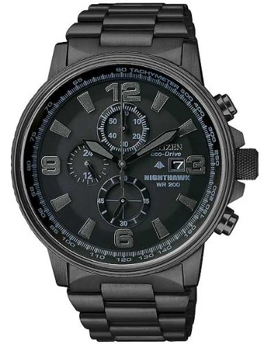 Citizen Men's CA0295-58E Eco-Drive Nighthawk Stainless Steel Watch