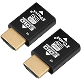 EVanlak Mini HDMI EDID Emulator Passthrough - 1920x1080@59Hz | Compact Design | Supports HDMI Switches, Extenders, AV Receivers, Video Splitters-2Pcs