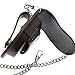 LYMFHCH Bronze Leather Chain Pocket Watch Holder Storage Case Box Coin Purse Pouch Bag