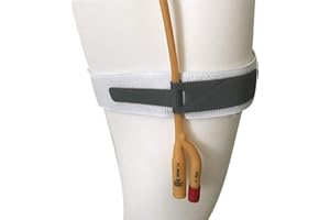 PLCEO Foley Catheter Urinary Legband Holder,with Anti Slip and Irritation Silicone Grip (Grey Pack of 3)