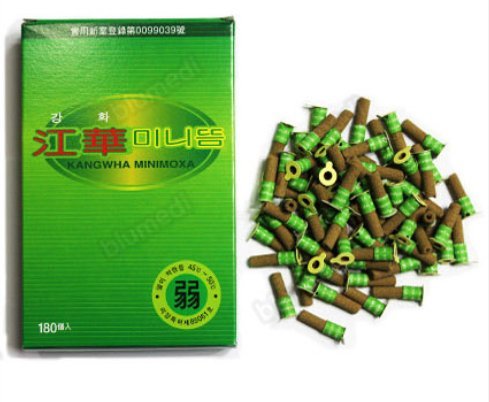 Kang HWA Mini Moxa - 1Box (180EA) (Green)