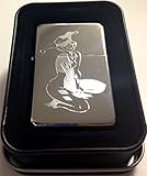 Harley Quinn Batman Villain Engraved Chrome Lighter Biker Patch Gift LEN-0027