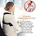 Back Posture Corrector for Women and Men, Adjustable Posture Support Clavicle Brace Trainer Upper Back Straightener with Two Pads for Hunchback, Slouching, Rounded Shoulder, Neck Pain Relief Black