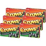 Tootsie Roll Industries Crows Licorice Flavored Gumdrops 7.5 Ounce Boxes (Pack of 6)