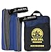 Wise Owl Outfitters Camping Towel & Gym Towel - Ultra Soft Compact Quick Dry Microfiber Best Fast Drying Fitness Beach Hiking Yoga Travel Sports Backpacking - LG RBlue primary