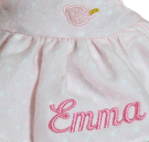Steiff Schlaf gut Bär mit Kleidchen mit Ihrem Wunschnamen bestickt 25 cm rosa 239526mn – Bild 2