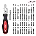 Apollo Tools DT0738 161 Piece Complete Household Tool Kit with 4.8 Volt Cordless Screwdriver and Most Useful Hand Tools and DIY accessories