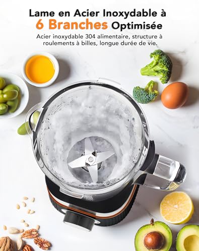 Blender Blender with 2 Portable Tritan Cups Can Crush Ice Cream for Juice, Smoothies, Milkshakes