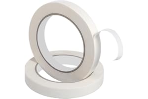 ZYGHJORT 110 Yards Freezer Tape Writable Surface,Freezer Tape Low Temperature Resistance,Easy Tear and Residue-Free Removal,Kitchen Tapes Ideal for Food Containers and Refrigerators(Each Roll 0.59 in x 55Yard)