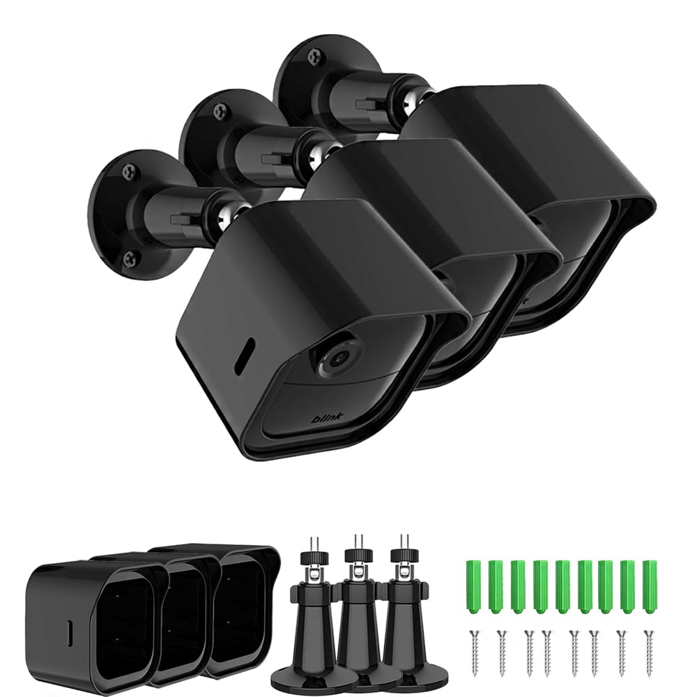 Tyeyober [3Pack] Wall Mount Bracket For Blink Outdoor 4 (4th Gen) Camera，360 Degree Adjustable Camera Holder For Blink 4th Gen Weatherproof