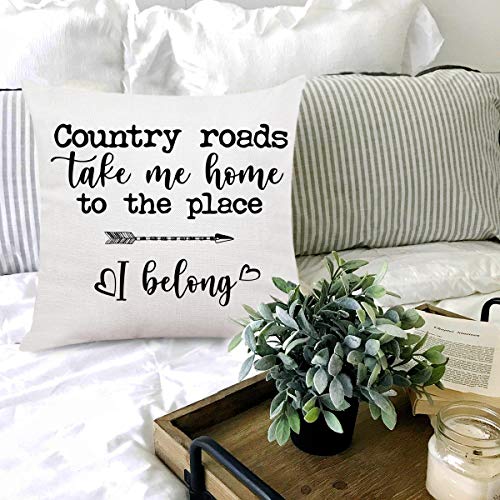 963RW Country Road Take Me Home Sign Rustic Farmhouse Style
