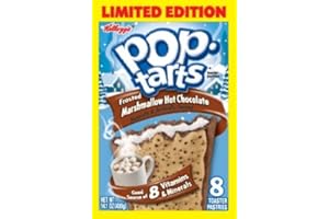 POP-TARTS Kellogg's Limited Edition Frosted Marshmallow Hot Chocolate Pop Tarts (8 Toaster Pastries)