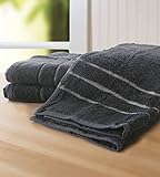 Cariloha Bamboo Hand Towel Set - Odor Resistant (Graphite)