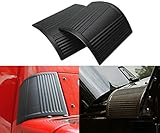 Sunluway 2015 Latest Durable Black Cowl Body Armor - Pair For Jeep Wrangler Rubicon Sahara Jk & Unlimited 2007-2015 (Classic version)