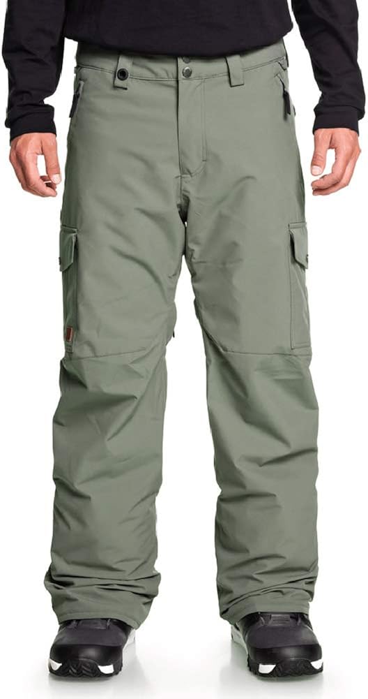Quiksilver Mens Porter Snow Pants for Men Snow Pants Green XX