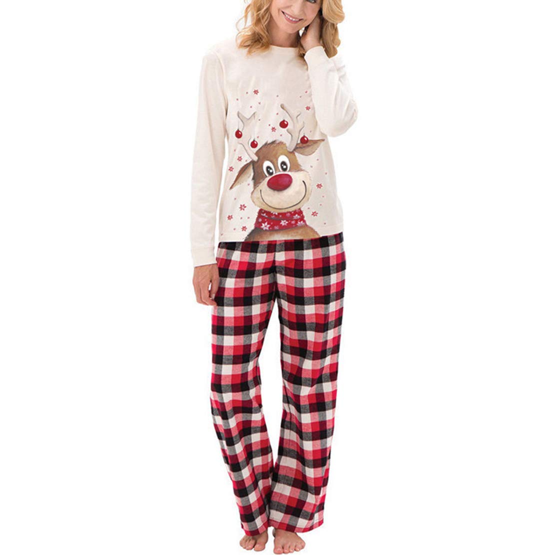 Conjunto Pijama Pareja Pijamas Familiares De Navidad Ufe0f La