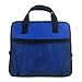 BOGZON Oxford Fabric Vehicle-mounted Containing Box, 3-Compartment Collapsible Car Trunk Organizer, Auto Storage Packing Carton With a Cooler Bag, Blue Color