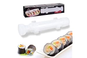AISHN Sushi Roller Kit Sushi Bazooka, Durable Camp Chef Rice Maker Machine Mold-for Easy Sushi Cooking Rolls Best kitchen Sushi Too