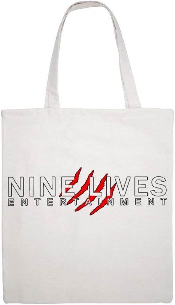Nine Lives Entertainmentトートバッグ ハンドバッグ エコバッグ キャンバストート 買い物バッグ 折りたたみ 収納 ショルダーバッグ Awotd トートバッグ Amazon