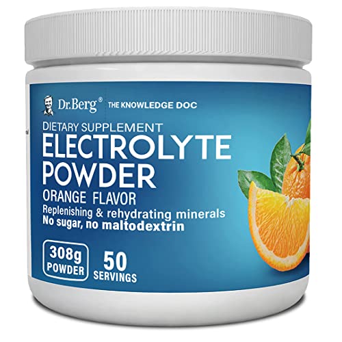 Dr. Berg's Original Keto Electrolytes Powder (50 Servings) Sugar Free