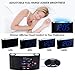 Loud Vibrating Alarm Clock Bed Shaker for Bedrooms Home Kitchen Desk, Heavy Sleepers Deaf Seniors Kids - Large Digital Display & Dimmer, Night Light, 2 USB Ports, Easy Set, 12/24 H DST, Battery Backup