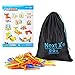 NextX STEM Building Block Sets,Preschool Educational 6 in 1 Construction Toys for Boys,142 Pieces