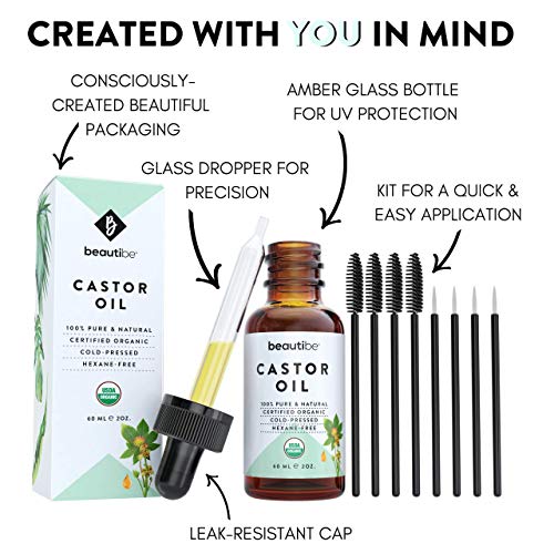 1 Organic+Castor+Hair+Lash+Growth