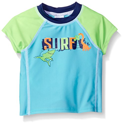 Swim Time Baby Boys' Surf Colorblock Rashguard, Blue, 18-24M