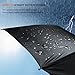 AYCLIF Travel Umbrella, Lightweight Automatic Compact Travel Portable Rain Umbrella Ergonomic Handle, Easy Carrying Auto Open Close Automatic Umbrella Windproof Outdoor Golf Black Umbrella