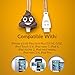 Poop Cartoon Lightning to USB Charging Cable (3 Feet) Apple Compatible Charge Cord | High-Speed Syncing & Data Transfers | Light Up Emoji Face | iPod, iPhone, iOS