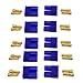 MARKETTY Male/female Ec5 Style Connector w/ 5mm Gold Bullet Plug(pack of 5 Pairs)