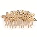 Sannysis Bling Punk Women Girls Golden Leaf Hair Comb Hair Clip