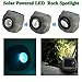 Outdoor Solar Garden Rock Light, 2 Modes LED Solar Powered Light,LED Solar Spotlight Light for Garden, Patio, Backyard, Pack of 2