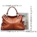AINIMOER Womens Genuine Leather Vintage Tote Shoulder Bag Top-handle Crossbody Handbags Large Capacity Ladies' Purse