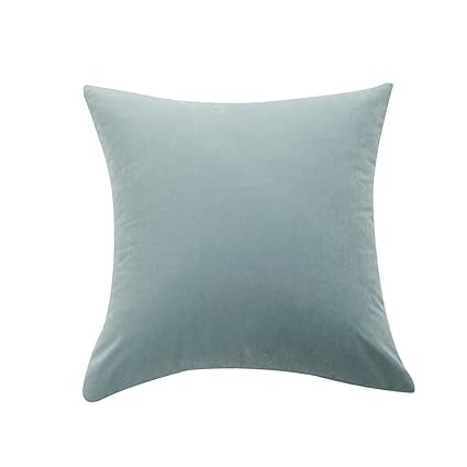 Soft Coral Fleece Solid Color Decoration Pillow Case Sunmi