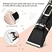 ZIIDII Dog Clippers,3 Speed Rechargeable Pet Grooming Kit with LED Display,Waterproof Blade Low Noise Hair Trimmer Clipper for Dogs Cats and Other Pets