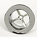 PF WaterWorks Lift Lock (Push Pull) Bathtub/Bath Tub Drain Assembly with Gasket - Coarse Thread 11.5 Threads Per Inch - Free Hair Catcher/Strainer to Eliminate Clogs;Chrome; PF0940-CH-LL-C