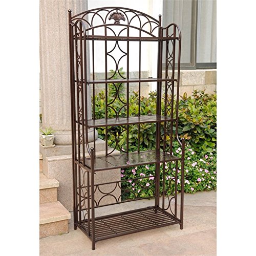 5-Tier Iron Indoor/Outdoor Bakers Rack - Thumbnail 2