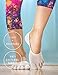 RAE-YOGA Non Skid Antibacterial Bamboo Toe Socks (S-M (5-8.5), Natural)