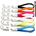 USB Type C Cable, Wilist 6 Pack Short USB C Cable with Keychain USB A to C Cable Sync Fast Charging Cord Support Quick Charge 3.0 and 2.0 Charger for Samsung LG Google and More Type C 3.1 Device 8Inch