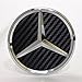 Mercedes Benz Wheel Center Caps - Black Carbon Fiber - Set of 4 Mercedes Benz Wheel Caps – AMG Wheel Center Caps - 75mm/ 3 Inch - Mercedes Center Wheel Caps - Mercedes Wheel Caps MB Hub Caps