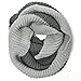Wrapables Thick Knitted Winter Warm Infinity Scarf - Light and Dark Grey