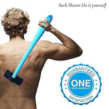 Amazon Com Do It Youself Back Shaver For Men Kj B2 Blue Beauty