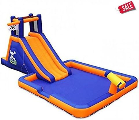 Unbranded Buccaneer Inflatable Water Park Slide Cannon Climbing Wall - Skroutz